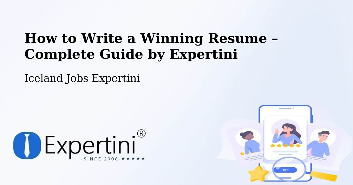 Resume Writing Guide for Job Seekers – Garður - Garður, Iceland Jobs Expertini