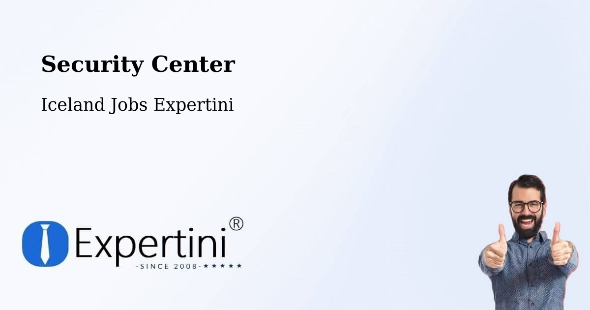 Security & Compliance – Garður - Iceland Jobs Expertini